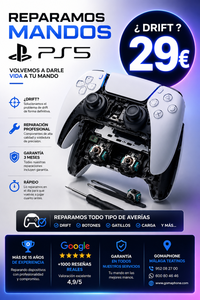 🎮 Reparar PS5 en Málaga: Servicio Profesional en Teatinos 🔧✨ 2 drift 29 1