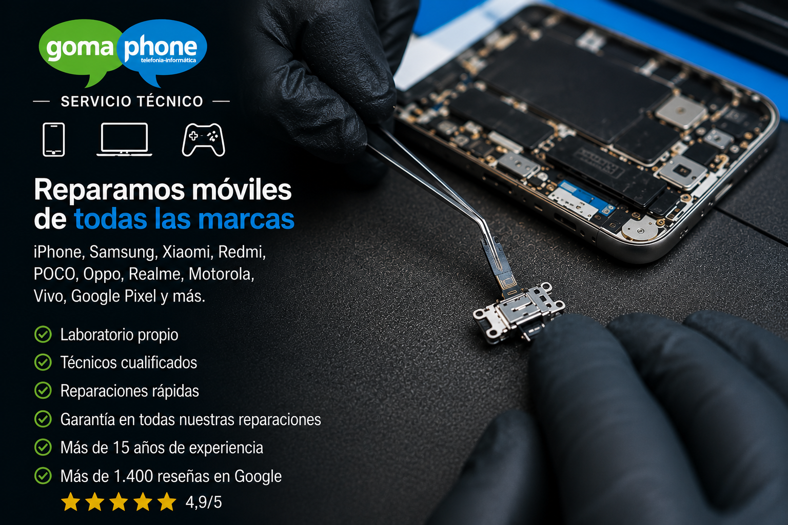 Reparar movil malaga